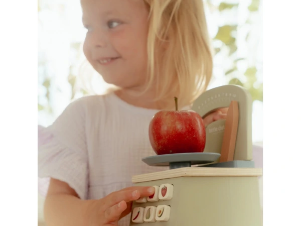 Kuchynská váha drevená 6