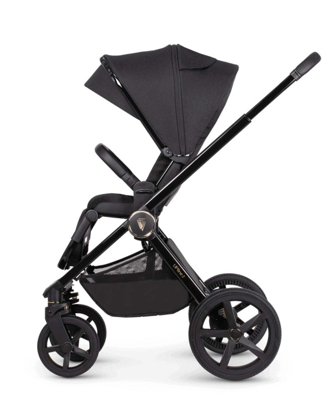 Venicci Upline 2 ALL BLACK + autosedačka + adaptéry 1