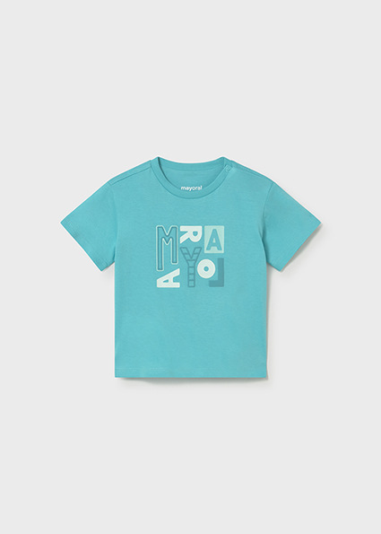 Mayoral klasické tričko Turquoise