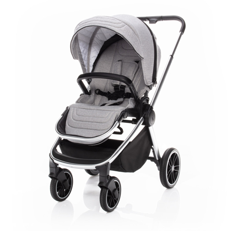 SET kočík Move+ korba+adaptéry+autosedačka+báza, Silver Grey/Silver 1