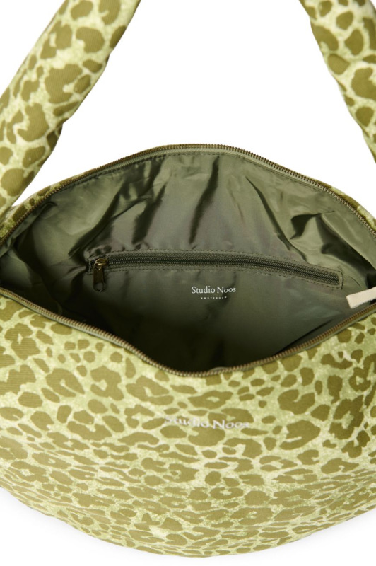 STUDIO NOOS - Cotton Cross Body bag | Green Leopard 5