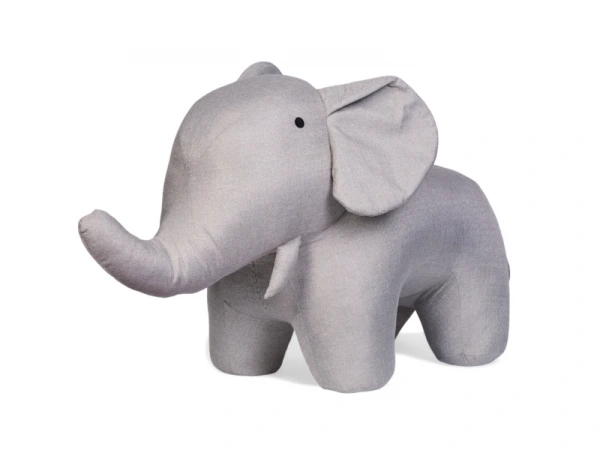 Slon textilný stojaci Grey