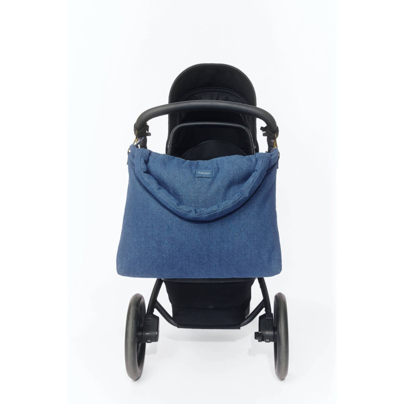 STUDIO NOOS - Denim DIAPER BAG - prebaľovacia taška | Dark Blue 6