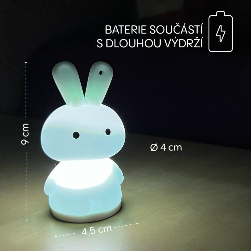 Silikónové závesné svetlo LED, Rabbit 8