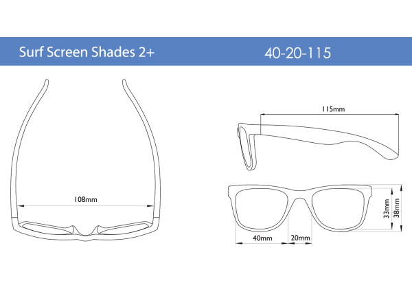 Okuliare proti modrému svetlu Surf 2+, Black 1
