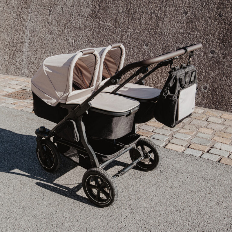 Tfk set duo2 frame 2025 - air wheel carrycot + seat sand 5
