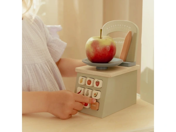 Kuchynská váha drevená 5