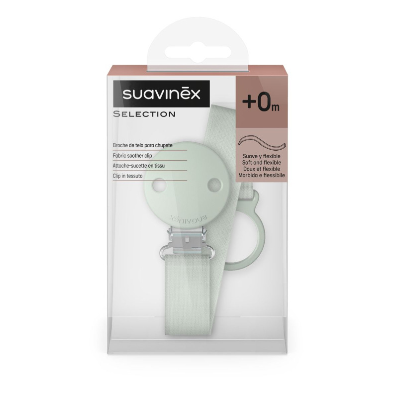 SUAVINEX | KLIP na cumlík so stuhou WONDERLAND NEW - zelený 3