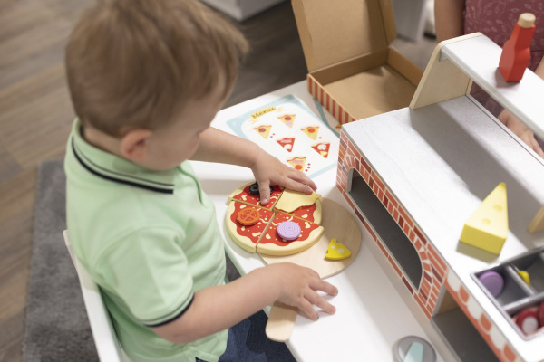 Dřevěný set Pizzerie 4