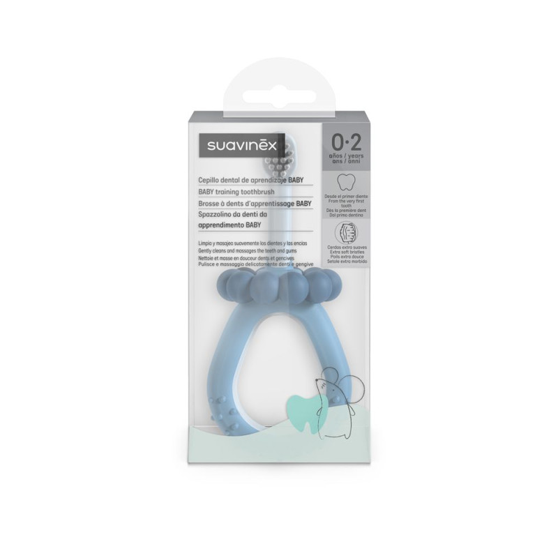 SUAVINEX | Detská kefka na zúbky BABY 0-2 roky - modrá 5