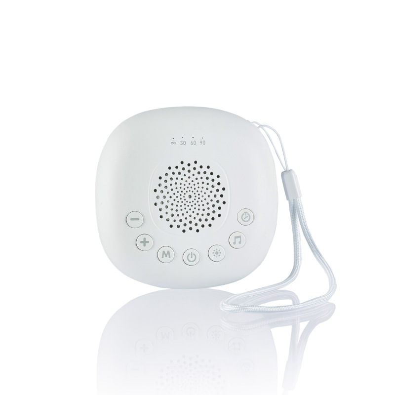 Prenosný usínací modul Premium s LED svetlom, bielym šumom a zvukmi, White 2