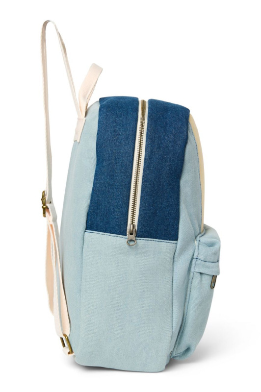 STUDIO NOOS - Patchwork Midi BACKPACK - batůžek | Denim 4