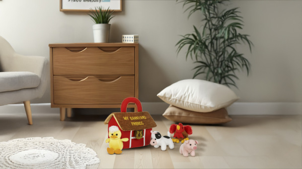 Plyšový set hračiek, Farm 7