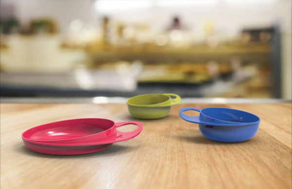 Tanier a miska, Pastel pink 2