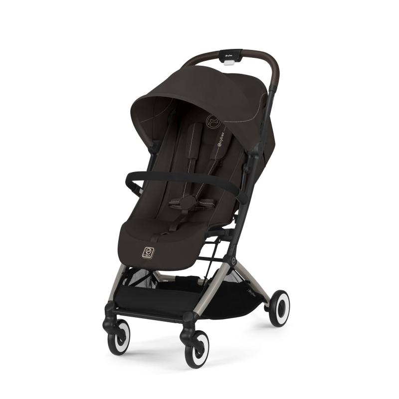 Kočík do lietadla Cybex Orfeo 2025 Chocolate Brown, Taupe frame