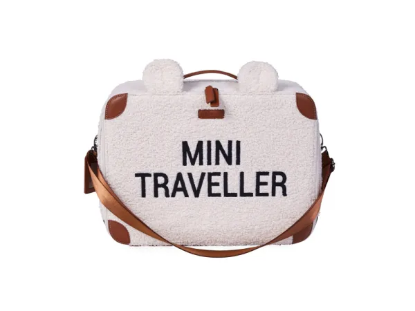 Detský cestovný kufor Teddy Off White 1