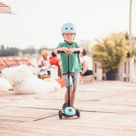 Scoot & Ride Detská kolobežka Highwaykick 3 LED blueberry 4