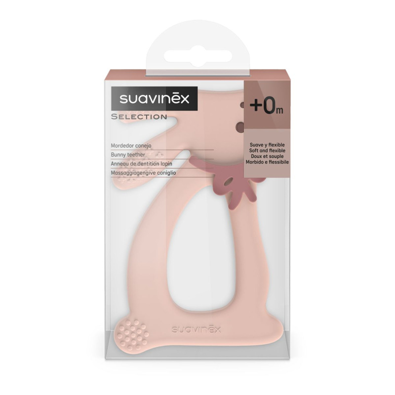 SUAVINEX | HRYZÁTKO WONDERLAND NEW Zajačik - ružové 3