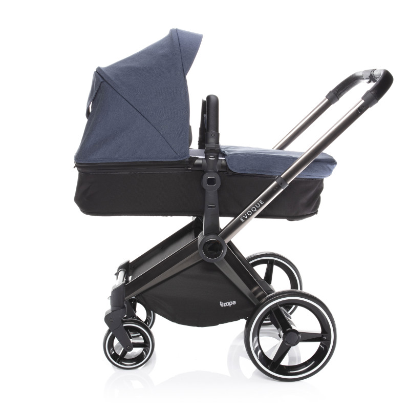 SET Podvozek Evoque + Farebný set ku kočárku Evoque, S/BL_Jeans 1
