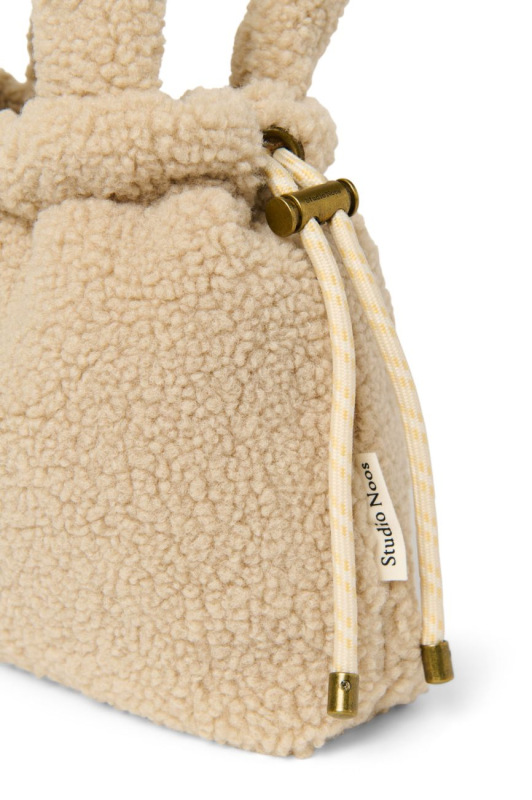 STUDIO NOOS - Teddy Mini Bag - taštička so sťahovacou šnúrkou | Ecru 3