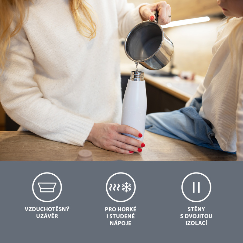 Termoska na tekutiny s držákem 480 ml, Stars 1