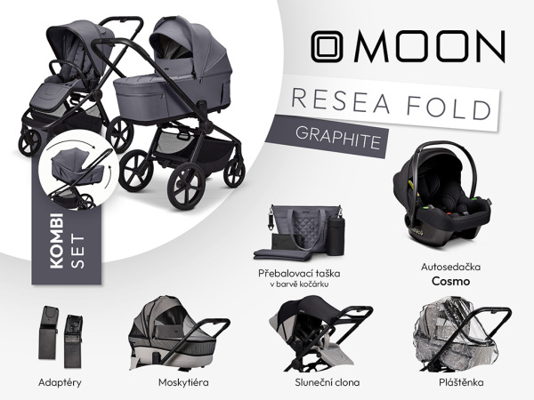 Moon ReSea FOLD kombi set - GRAPHITE