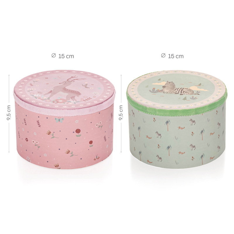 Drevený detský bubienok, Pink 2