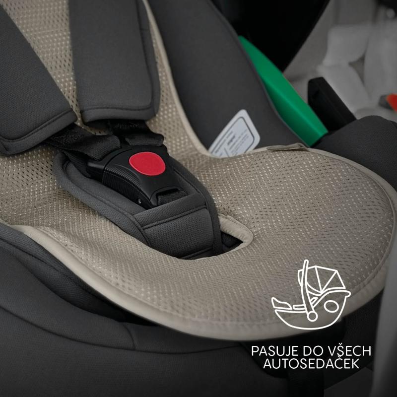 Priedušná podložka do autosedačky Breeze sk. 0+, Coral Pink 4