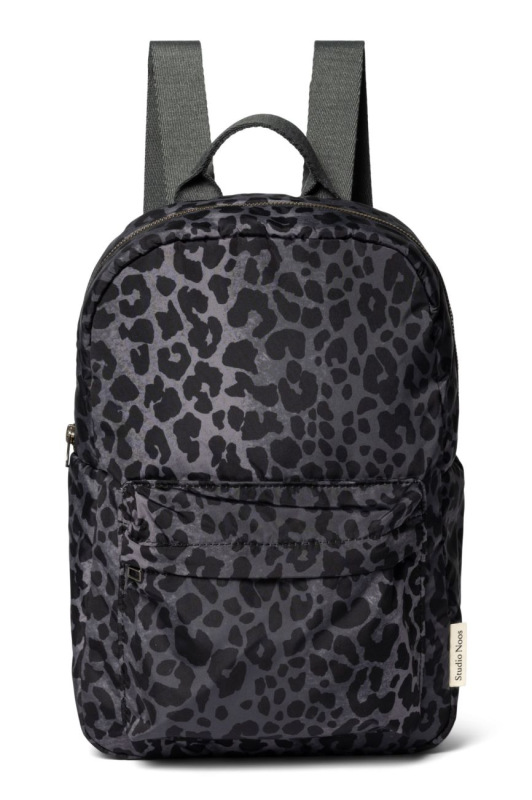 STUDIO NOOS - Puffy Midi BACKPACK - batôžtek s predným vreckom | Leopard