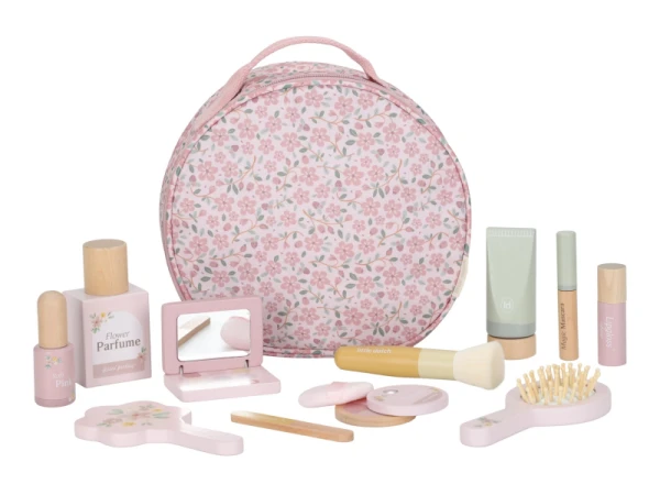 Kozmetická taštička s príslušenstvom Little Dutch -Pink