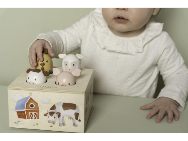 Little Dutch Vyskakovacie zvieratká so zvukmi Farma 6