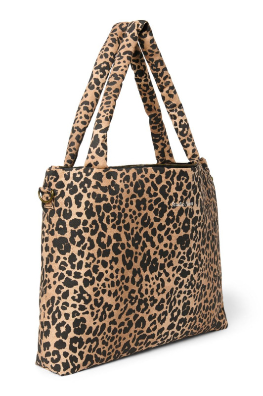 STUDIO NOOS - Cotton DIAPER BAG - prebaľovacia taška | Brown Leopard 1