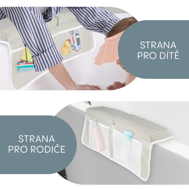 Podložka pod lakte na okraj vane, Grey 3