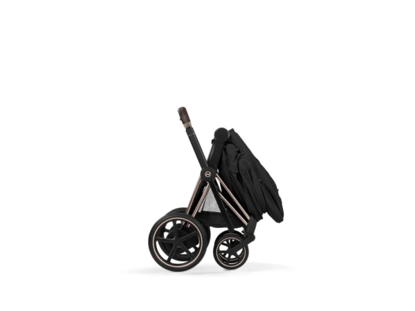 Cybex e-Priam Comfort 2026 rám Rose Gold - Sepia Black 5