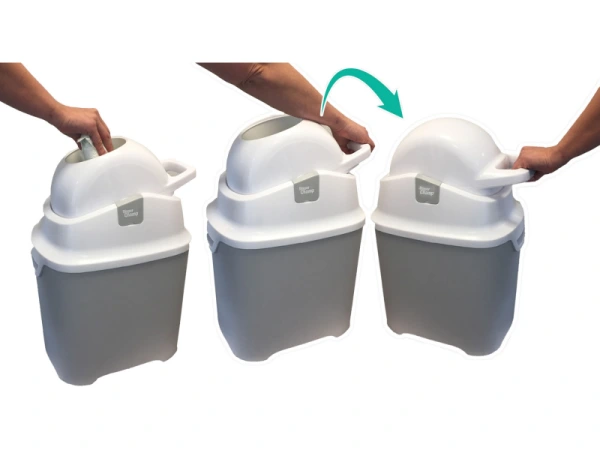 Kôš na plienky ONE Silver 5