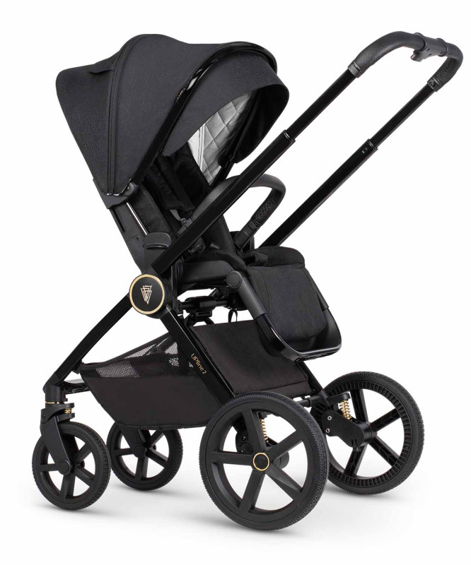 Venicci Upline 2 ALL BLACK + autosedačka + adaptéry 4
