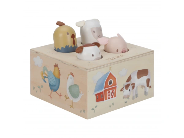 Little Dutch Vyskakovacie zvieratká so zvukmi Farma 1