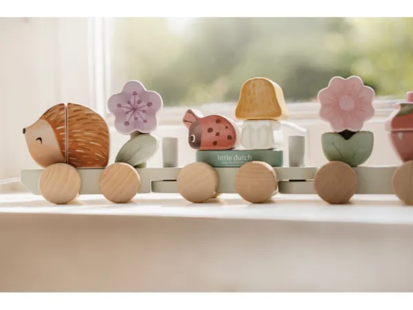 Vláčik drevený ježko Fairy Garden 4