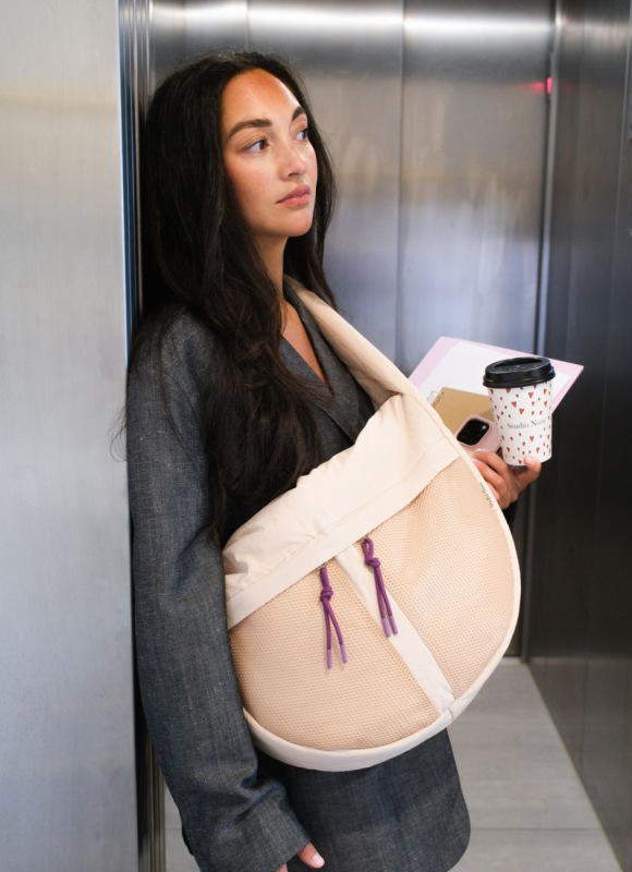STUDIO NOOS - Patchwork Cross Body bag | Oatmeal 3
