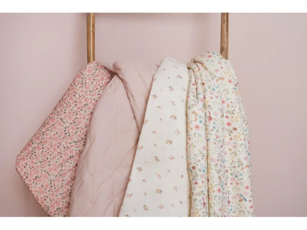 Prikrývka mušelínová 4-vrstvová 100x70 cm Fairy Blossom 2