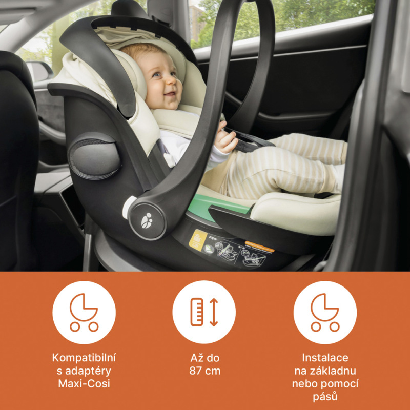 Autosedačka XM Plus i-Size bundle, Foggy Grey 1