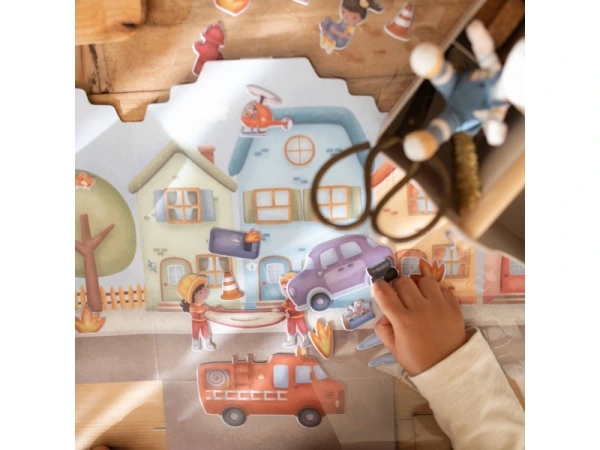 Knižka so samolepkami Hasičská stanica Jim 6