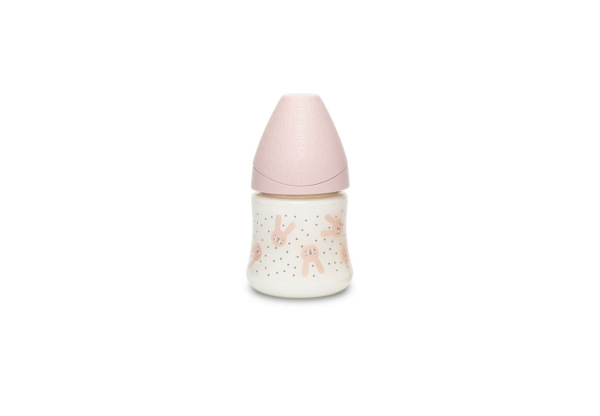 SUAVINEX | Premium fľaša 150 ml S HYGGE králik - ružová 1