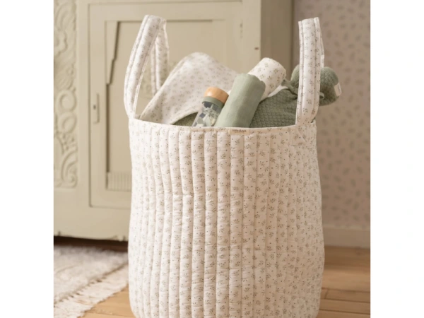 Košík textilný obojstranný extra veľký Blueberry Leaves 3