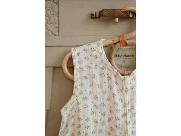 Detský Spací vak ľahký 70 cm Blueberry Leaves Little Dutch 2