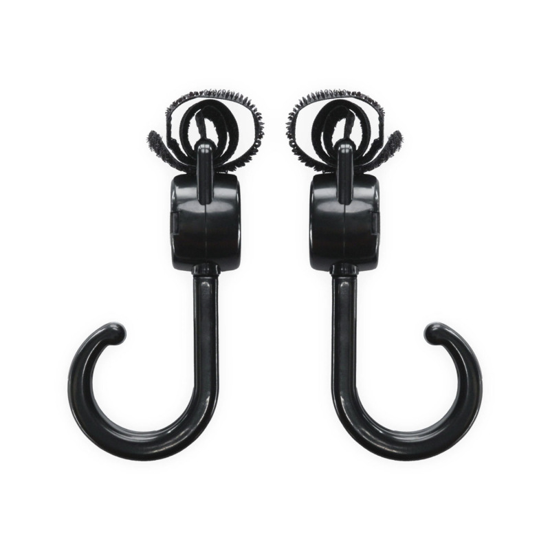 Dvojitý háček na kočárek 2 ks, Black 5