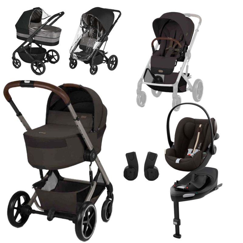 CYBEX Balios S Lux 2026 Set XL Fold Cot – Brown