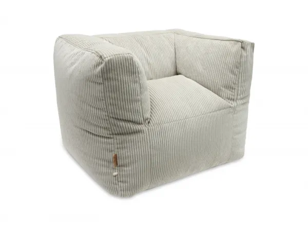Kreslo detské Beanbag Corduroy Olive Green
