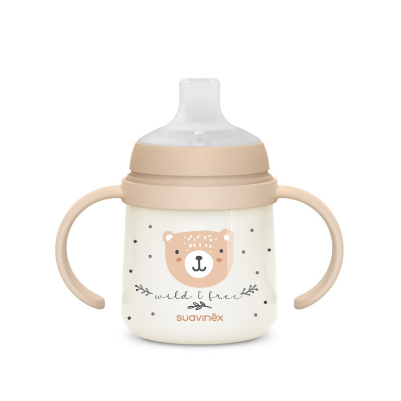 SUAVINEX | Prvá fľaša WILD & FREE 150 ml - hnedá