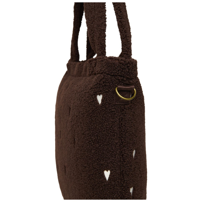 STUDIO NOOS - Teddy DIAPER BAG - prebaľovacia taška | Chocolate Hearts 3
